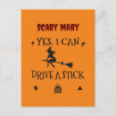 Search for broomstick postcards Halloween