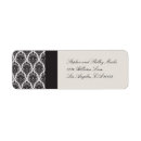 Search for off return address labels Black