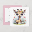 Search for pink giraffe baby shower invitations Newborn