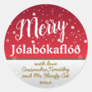 Search for christmas eve stickers Red