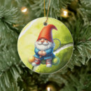 Search for tennis christmas tree decorations Santa