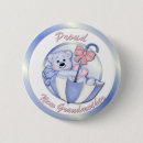 Search for grandma announcement badges Blue