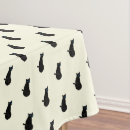 Search for black cat tablecloths Cats
