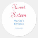 Search for sweet sixteen stickers Happy 16th birthday