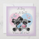 Search for baby party invitations Pink and blue