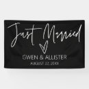 Search for just married banners Car