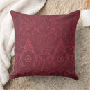 Search for red velvet cushions William morris