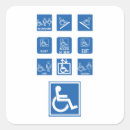 Search for disabled sign stickers Access