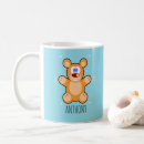 Search for brown teddy bear mugs Blue