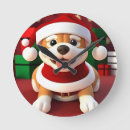 Search for cartoon santa christmas art Dog