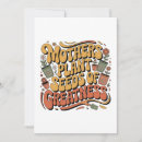 Search for mothers blessing invitations Retro mama