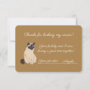 Search for for pet sitting thank you cards Cat