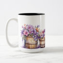 Search for pink watercolor flowers mugs Purple