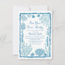 Search for coastal baby shower invitations Hand drawn