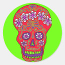 Search for red dead stickers Dia de los muertos
