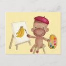 Search for little monkey postcards Cute