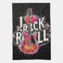 Search for rock and roll tea towels Guitar
