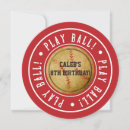 Search for vintage baseball invitations Party