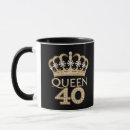 Search for gold crown mugs Black and gold
