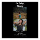 Search for funeral memorial posters Simple