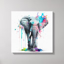 Search for elephant canvas prints Landscape