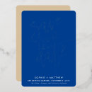 Search for royal blue save the dates Modern