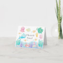 Search for fish horizontal note cards Under the sea