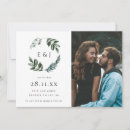 Search for wreath save the dates Green leaves