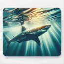 Search for blue shark mousepads Sea