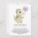 Search for blue dinosaur birthday invitations Animal