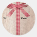 Search for red and white gingham stickers Bow