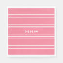 Search for striped napkins Pink