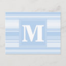 Search for boys initial postcards Blue