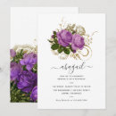 Search for purple and gold birthday invitations Chic