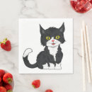 Search for grey cat napkins Crazy cat lady