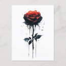 Search for gothic art postcards Rose
