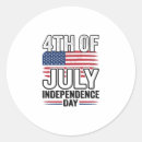 Search for vintage independence day stickers Usa