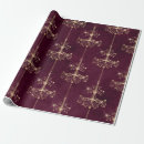 Search for burgundy and gold wrapping paper Pattern