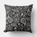 Search for black paisley pattern cushions Background