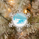 Search for white wolf christmas tree decorations Nature