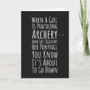 Search for archery cards Funny