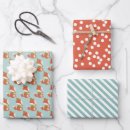 Search for fox christmas wrapping paper Whimsical
