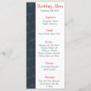 Search for plane wedding menus Blue