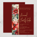 Search for red and white christmas invitations Business