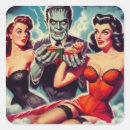 Search for vintage horror stickers Halloween