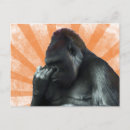 Search for funny chimpanzee postcards Gorilla