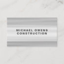 Search for construction business cards Contractor