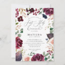 Search for pink and purple first communion invitations Trendy