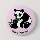 Search for cute pandas badges Pink