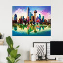 Search for dallas skyline posters Cityscape